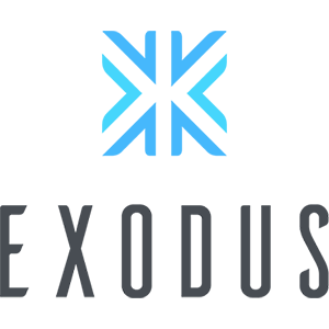 logo del portafoglio di criptovaluta exodius