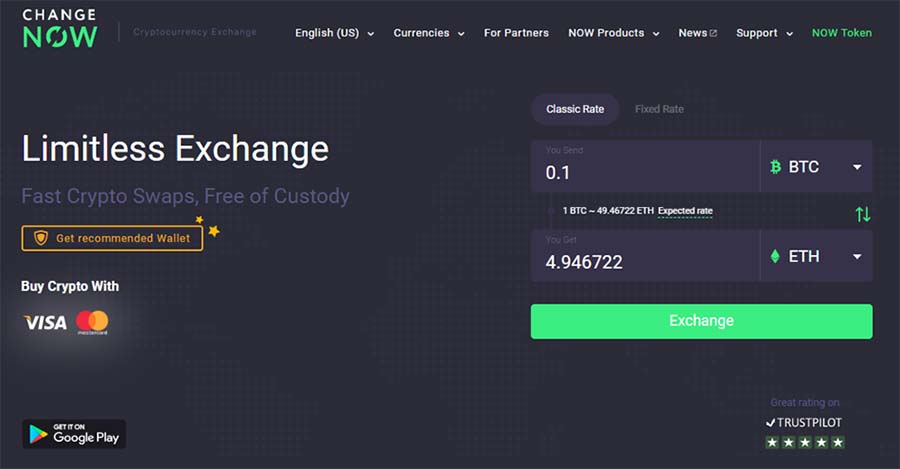 ChangeNOW exchange review