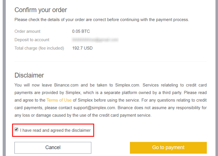 Acquista Bitcoin con una carta di credito su Binance