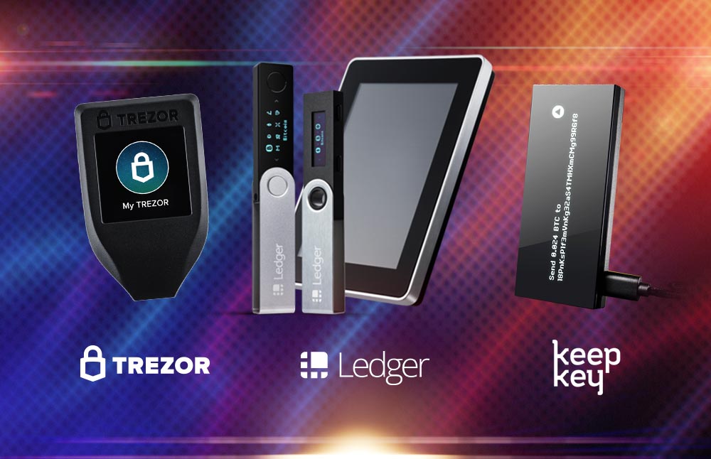 مقایسه KeepKey با Trezor و Ledger Wallet
