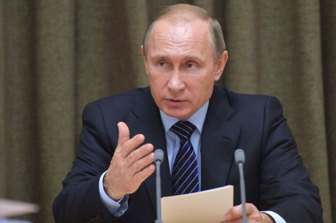 Il presidente russo Vladimir Putin tramite la BBC